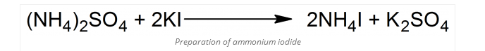 Preparation Of Ammonium Iodide